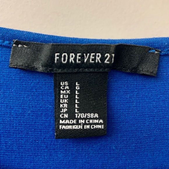 Forever 21 blue bodycon dress - Picture 7 of 7